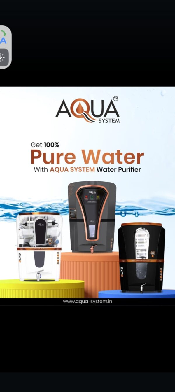 Aqua Fresh Water Purifier 12L RO + UF + Minerals + Copper Water Purifier (Black Copper) - Image 3