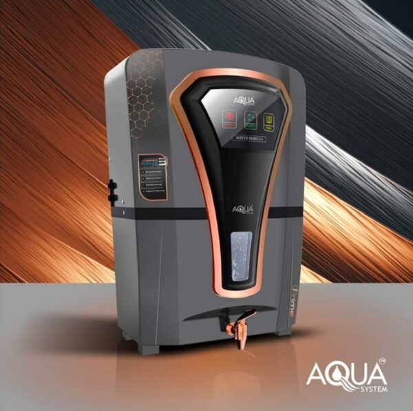 Aqua Fresh OMNY BLACK COPPER ORP BOREWELL/ MUNICIPAL ELECTRIC RO WATER PURIFIER 12 L RO + UF + Minerals + Copper Water Purifier (Black, Copper)