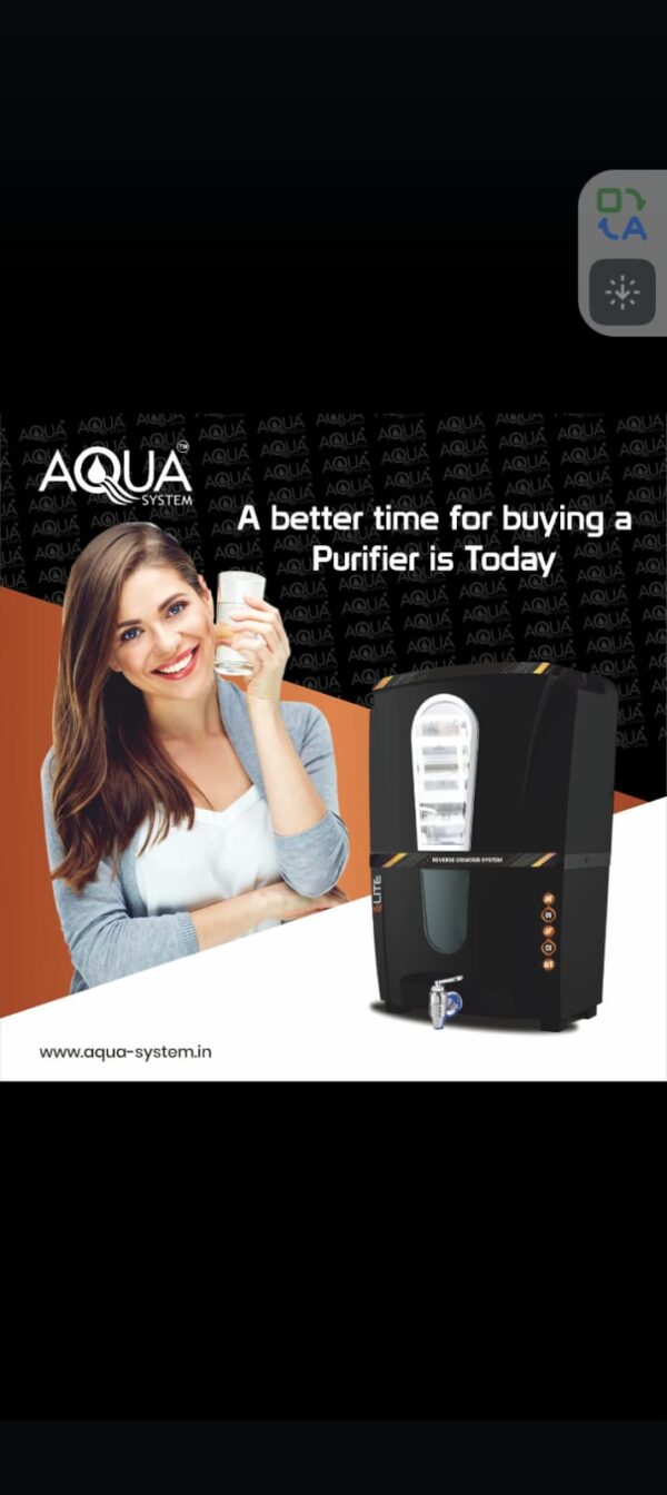 Aqua Fresh Water Purifier 12L RO + UF + Minerals + Copper Water Purifier (Black Copper) - Image 5