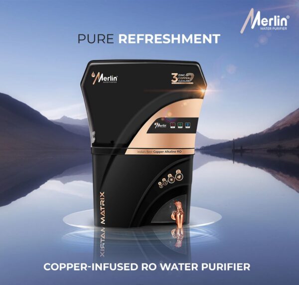 Merlin Matrix Water Purifier with RO+UV+TDS Adjuster 12 Litre