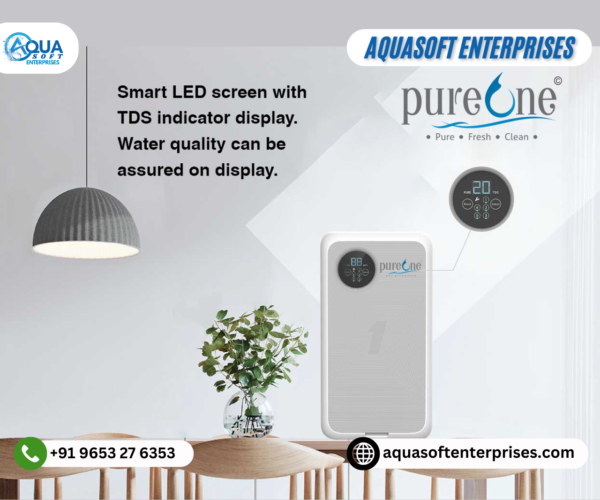 Pureone Amper RO Purifier | Alkaline & Hydrogen Enriched Water Purifier - Image 2