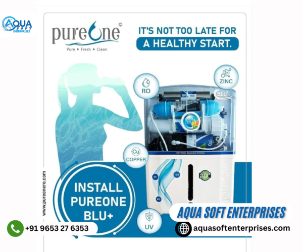 Pure One Blu+ RO+UV+UF Water Purifier System - Image 4