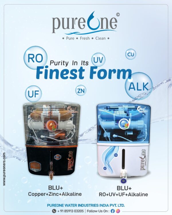 Pure One Blu+ RO+UV+UF Water Purifier System