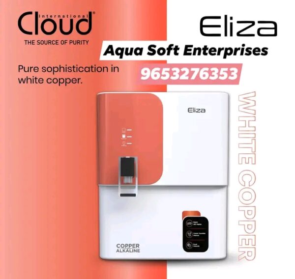 CLOUD ELIZA Black Black water purification | RO+UV+ALKALINE+COPPER+TDS