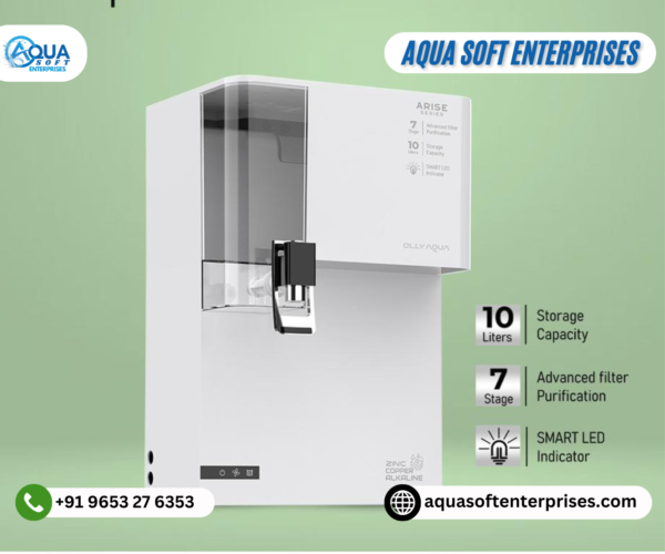 Pure One Olly Aqua Premium Advance RO+UV Water Purifier Multi Storage With Copper Zinc Filter - Image 2