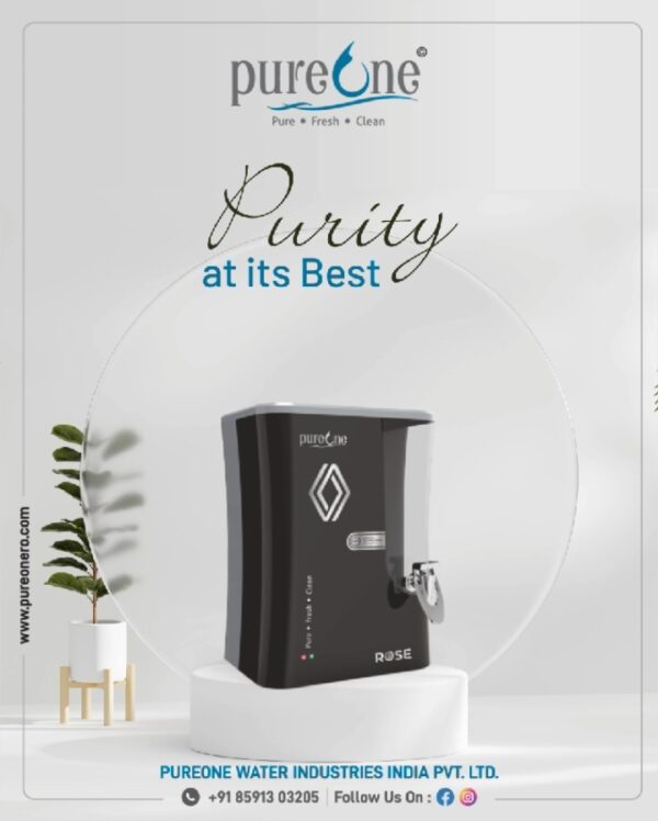 Pure One Smart Rose RO+UV Water Purifier - Image 5