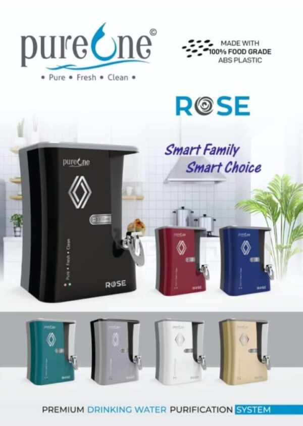 Pure One Smart Rose RO+UV Water Purifier