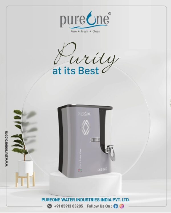 Pure One Smart Rose RO+UV Water Purifier - Image 3