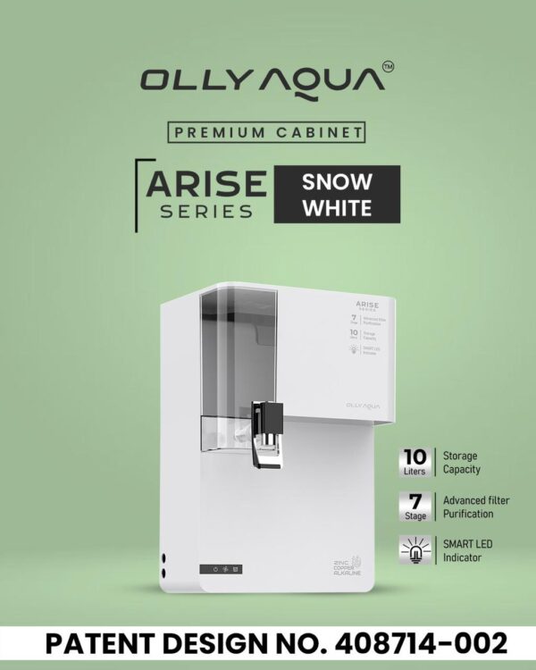 Pure One Olly Aqua Premium Advance RO+UV Water Purifier Multi Storage With Copper Zinc Filter - Image 2