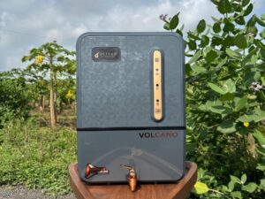 OLIVAR INTERNATIONAL VOLCANO 3 in 1 RO Water Purifier,Smart LED,Suitable for all type of water supply Solid Filter Cartridge