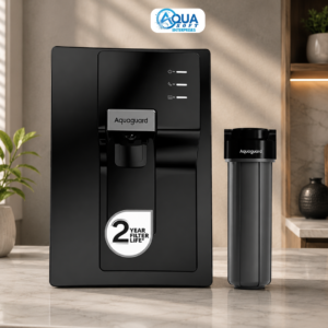 Aquaguard Nova RO + UV Stainless Steel Alkaline 2X Water Purifier | 2 Year Filter Life | With Mega Sediment Filter