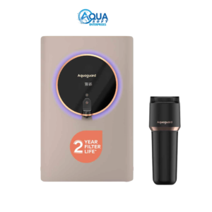 Aquaguard Aspire Lumino Beige 2X RO+UV Active Copper Alkline Stainless Steel WQI Water Purifier 2 Year Filter Life With Mega Sediment Filter