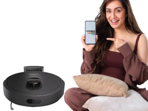 Eureka Forbes Smartclean Home Mapping Turbo Robotic Vacuum Cleaner
