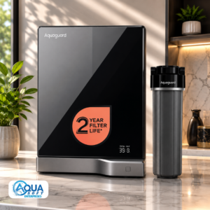Aquaguard Aspire Slimtech UV Storage 2X Copper Water Purifier | 2 Year Filter Life | With Mega Sediment Filter