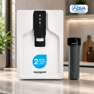 Aquaguard Vector RO+UV+MC 2X Water Purifier | 2 Year Filter Life | With Mega Sediment Filter