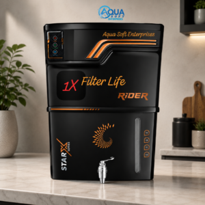 Aqua Soft Rider RO+UV+UF+TDS Control Water Purifier with Zinc, Copper & Alkaline Technology | 2X Filter Life